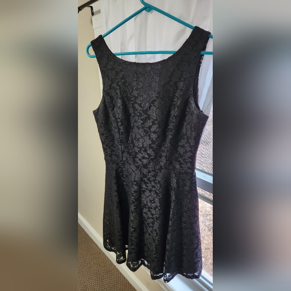 Black glittery dress size 11